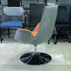 Begüm Şef Koltuğu Tepsi - Turuncu Gri