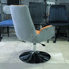 Begüm Şef Koltuğu Tepsi - Turuncu Gri