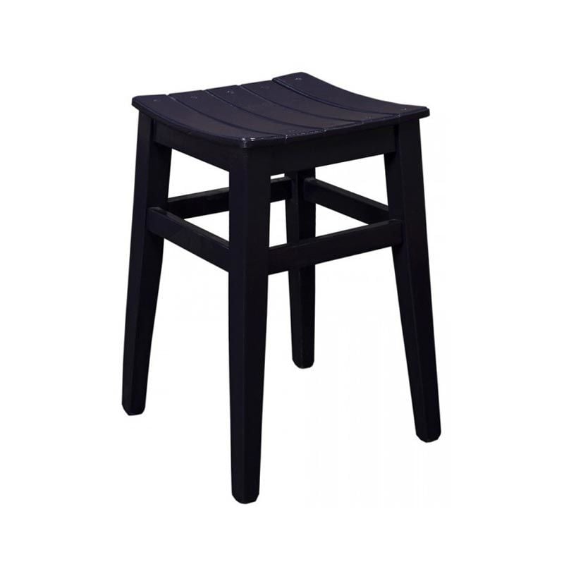 Boyalı Ahşap Tabure 45 cm