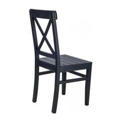 Çapraz Izgaralı Ahşap Sandalye