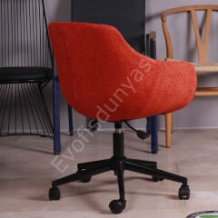 Elite Megan Bilgisayar ve Çalışma Sandalyesi Turuncu - Siyah Boya