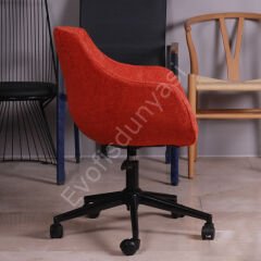 Elite Megan Bilgisayar ve Çalışma Sandalyesi Turuncu - Siyah Boya