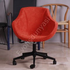 Elite Megan Bilgisayar ve Çalışma Sandalyesi Turuncu - Siyah Boya