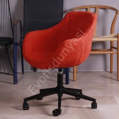 Elite Megan Bilgisayar ve Çalışma Sandalyesi Turuncu - Siyah Boya