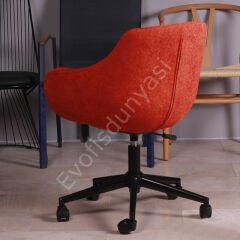 Elite Megan Bilgisayar ve Çalışma Sandalyesi Turuncu - Siyah Boya