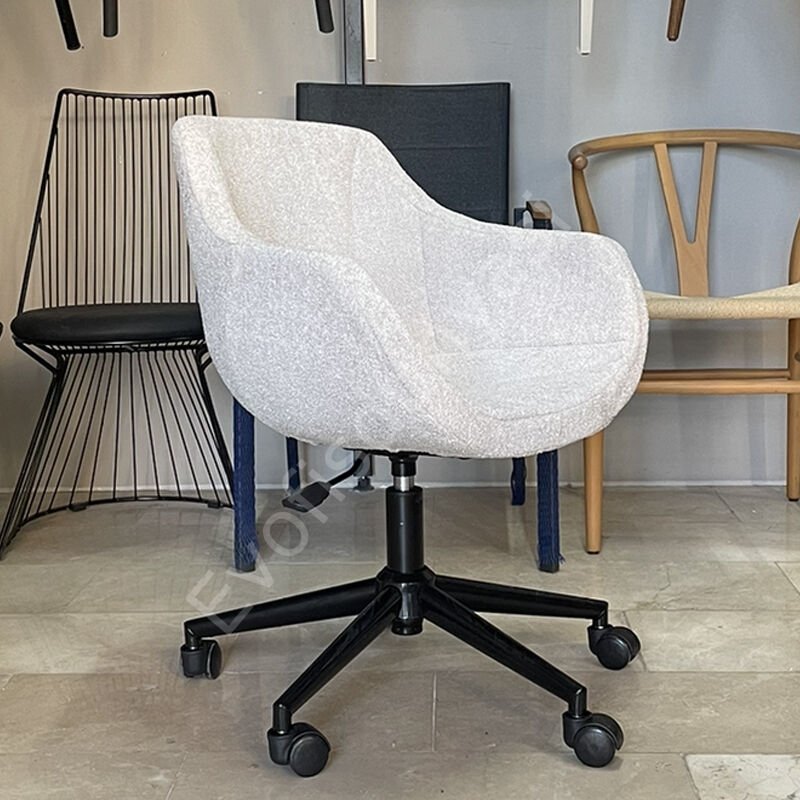 Elite Megan Bilgisayar ve Çalışma Sandalyesi Açık Gri - Siyah Boya