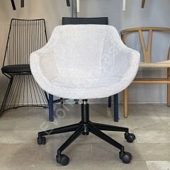 Elite Megan Bilgisayar ve Çalışma Sandalyesi Açık Gri - Siyah Boya