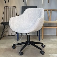 Elite Megan Bilgisayar ve Çalışma Sandalyesi Açık Gri - Siyah Boya