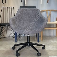 Elite Megan Bilgisayar ve Çalışma Sandalyesi Koyu Gri - Siyah Boya