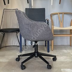 Elite Megan Bilgisayar ve Çalışma Sandalyesi Koyu Gri - Siyah Boya