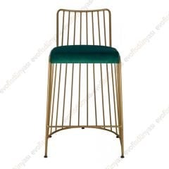 Pomellos Gold Bar Sandalyesi Yeşil