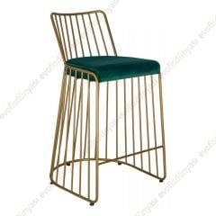 Pomellos Gold Bar Sandalyesi Yeşil