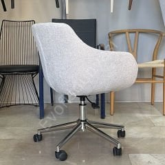 Elite Megan Bilgisayar ve Çalışma Sandalyesi Açık Gri - Krom