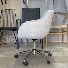 Elite Megan Bilgisayar ve Çalışma Sandalyesi Açık Gri - Krom