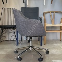 Elite Megan Bilgisayar ve Çalışma Sandalyesi Koyu Gri - Krom