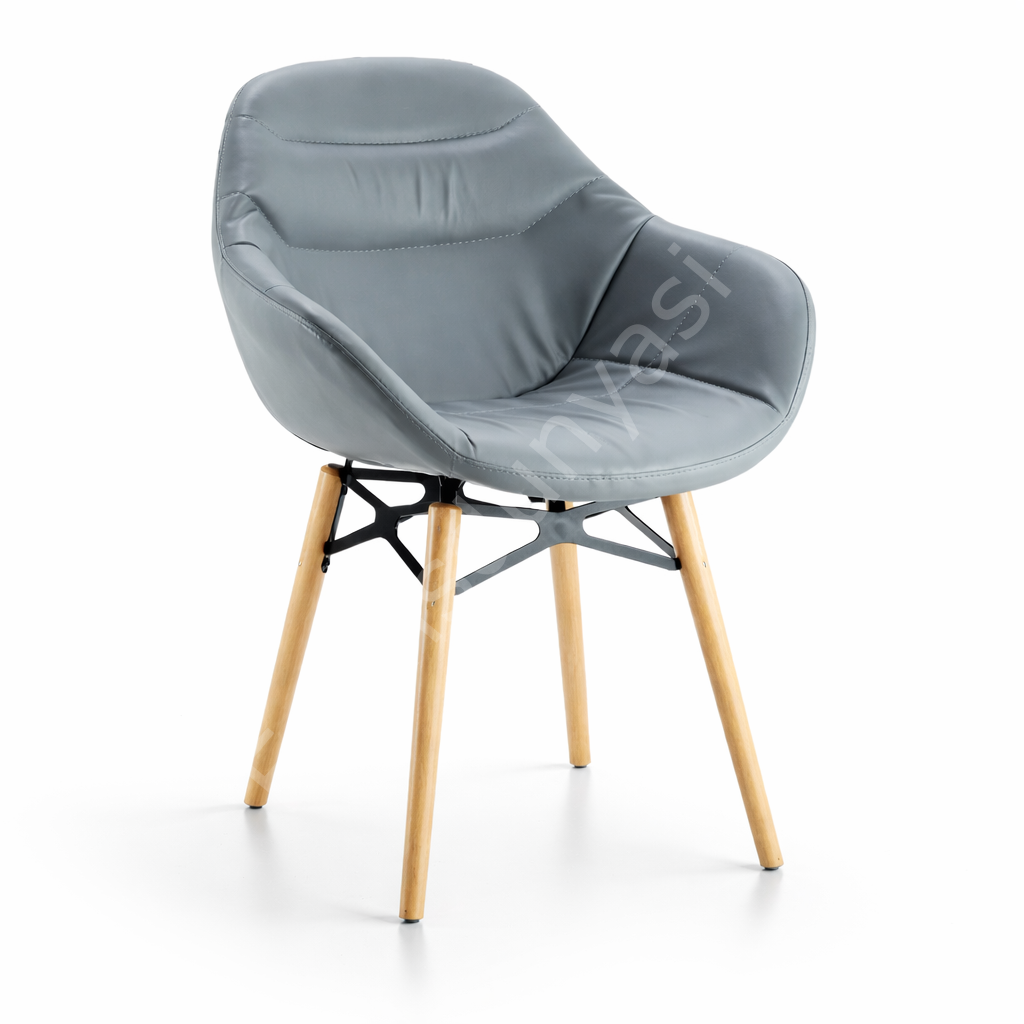 Arf Ahşap Ayaklı Cafe Sandalyesi