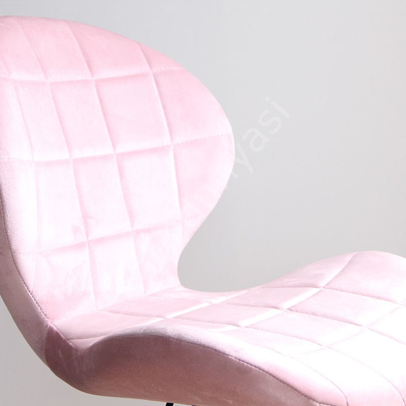 İzmir Çalışma Sandalyesi Pembe - Tepsi