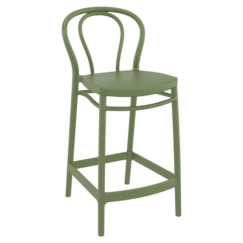 Victor PP Bar Sandalyesi 65 cm Haki