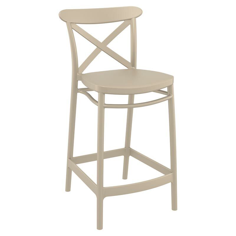 Cross PP Bar Sandalyesi 65 cm Krem
