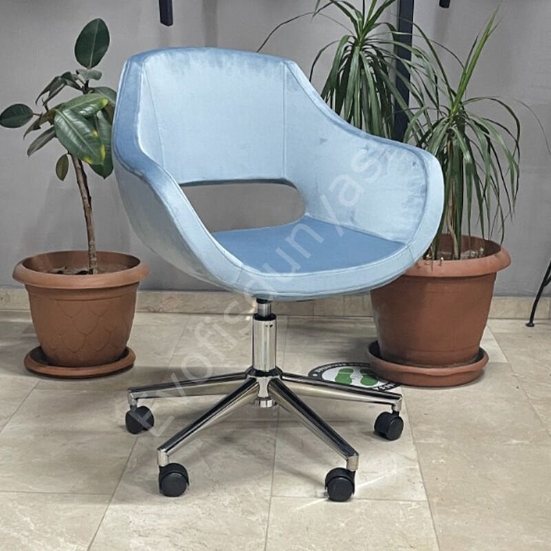 Store Çalışma Sandalyesi A.Mavi - Krom