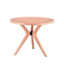 Bross 100 Çap Ham Ahşap Masa