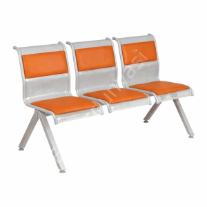 Eta Metal Kolsuz Üçlü Bekleme Koltuğu