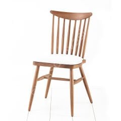 Kırlangıç Döşemeli Ahşap Sandalye Natural