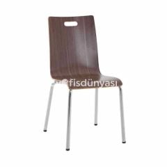 Contra Metal Ayaklı Ahşap Sandalye