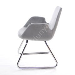 Begüm Bekleme Sandalyesi Gri Kumaş