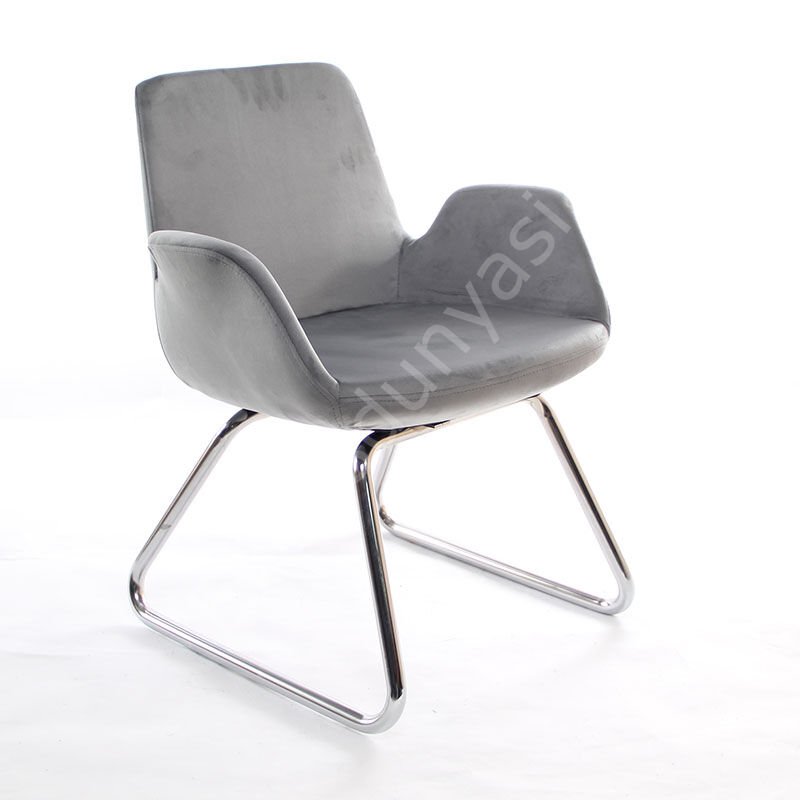 Begüm Bekleme Sandalyesi Gri Kumaş