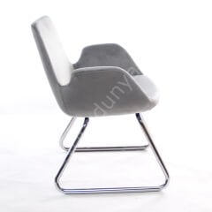 Begüm Bekleme Sandalyesi Gri Kumaş