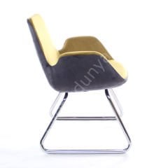 Begüm Bekleme Sandalyesi Gri Hardal