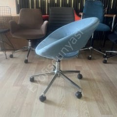 Song Çalışma Koltuğu Bebe Mavisi - Krom