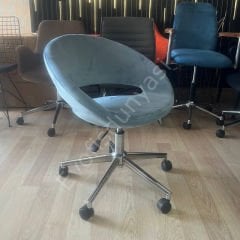 Song Çalışma Koltuğu Bebe Mavisi - Krom