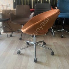 Song Çalışma Koltuğu Kiremit - Krom