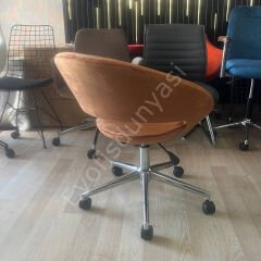 Song Çalışma Koltuğu Kiremit - Krom