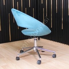 Song Çalışma Koltuğu Turkuaz - Krom
