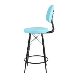Ekom Metal Bar Sandalyesi Turkuaz