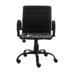 Naki Boyalı Ayak Çalışma Koltuğu Siyah