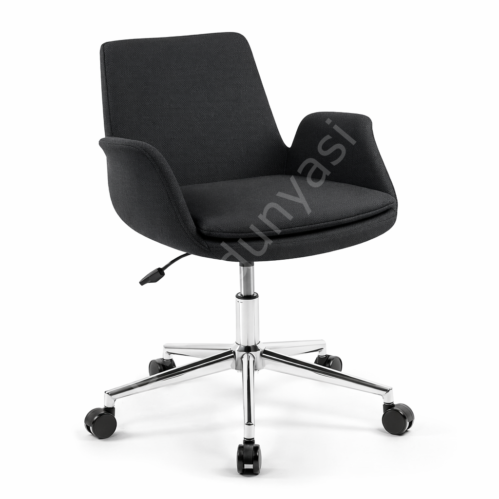Begüm Çalışma Sandalyesi | Ergonomik ve Konforlu Ofis Koltuğu Siyah