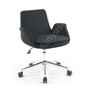 Begüm Çalışma Sandalyesi | Ergonomik ve Konforlu Ofis Koltuğu Siyah