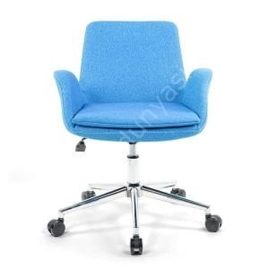 Begüm Çalışma Sandalyesi | Ergonomik ve Konforlu Ofis Koltuğu Mavi