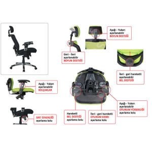 Evo X Pro Fileli Yönetici Koltuğu
